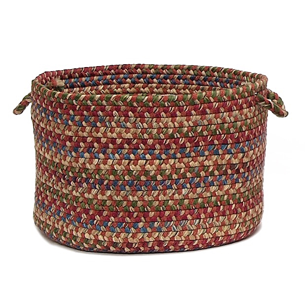 TL70A018X018 Twilight Round Baskets, Rosewood - 18 x 12 in.
