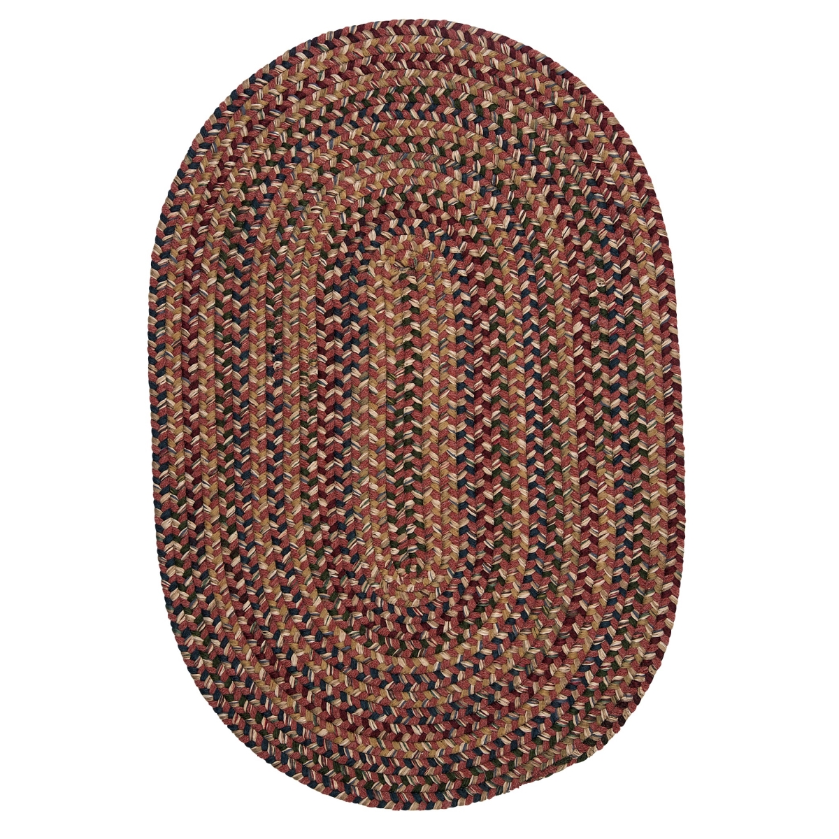 TL70R024X048 Twilight Oval Rugs, Rosewood - 2 x 4 ft.
