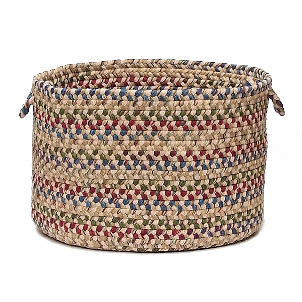 TL90A018X018 Twilight Round Baskets, Oatmeal - 18 x 12 in.