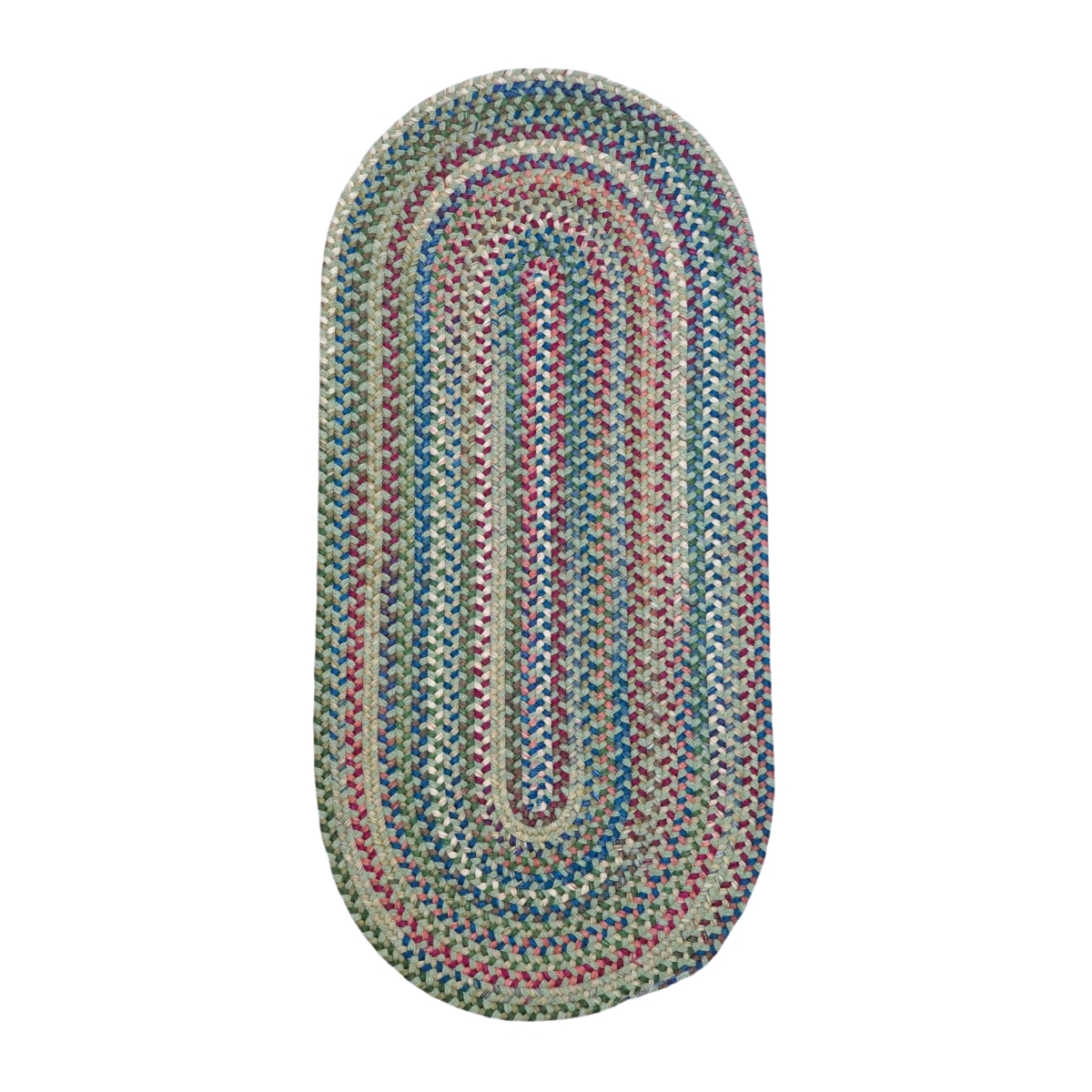 VL04R030X132 Cloverdale Wool Multi Runners Rugs, Palm - 30 in. x 11 ft.