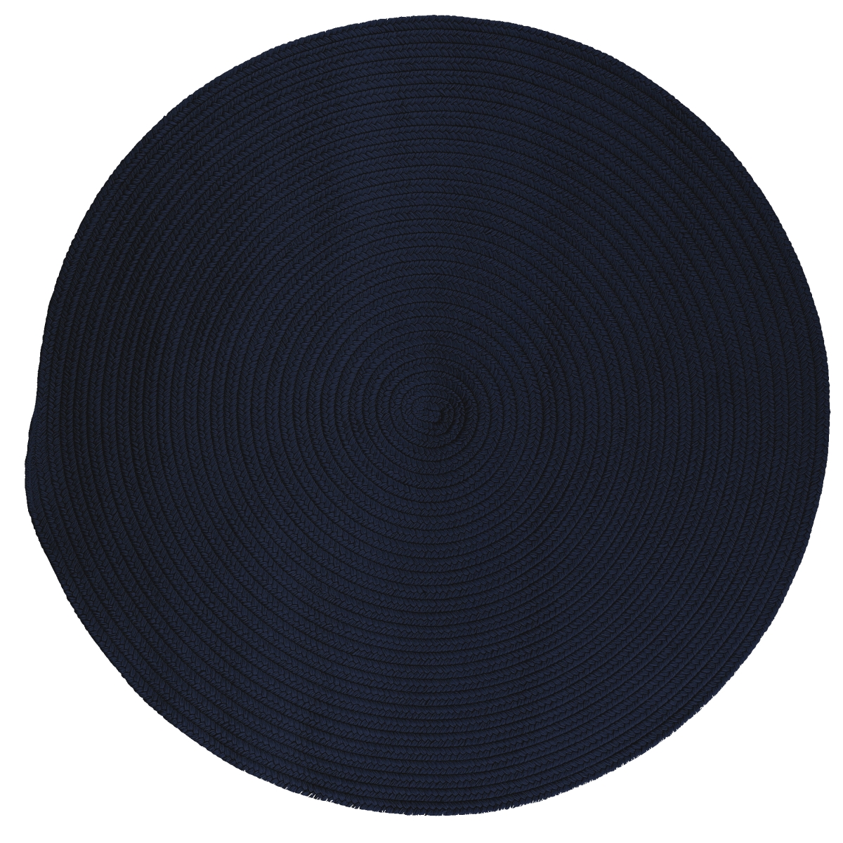 BR52R060X060 Boca Raton Round Rugs, Navy - 5 x 5 ft.