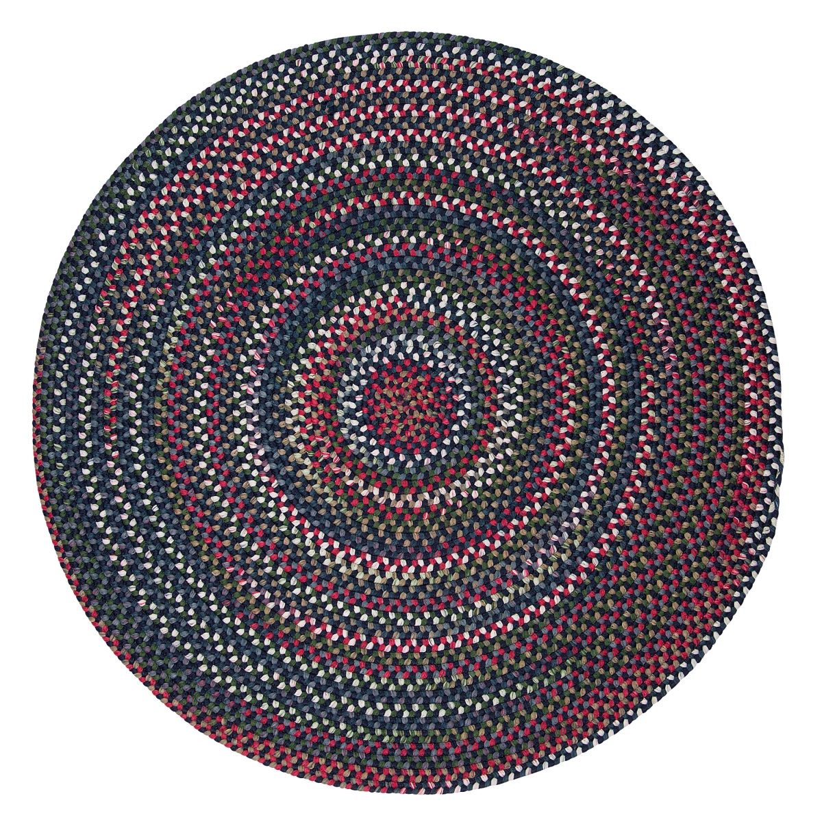 CK57R072X072 Chestnut Knoll Round Rugs, Baltic Blue - 6 x 6 ft.
