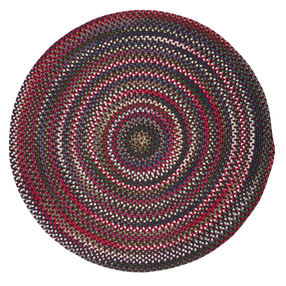 CK77R048X048 Chestnut Knoll Round Rugs, Amber Rose - 4 x 4 ft.