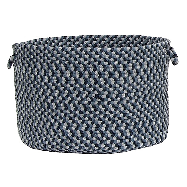 BC52A018X018 Boston Common Round Baskets, Winter Blues - 18 x 12 in.