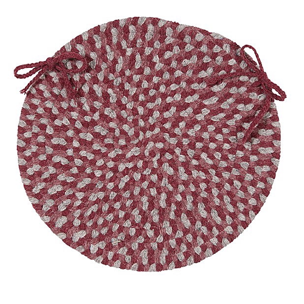 BC72A015X015X Boston Common Round Chair Pads, Brick Marketplace - 15 x 15 in. Single