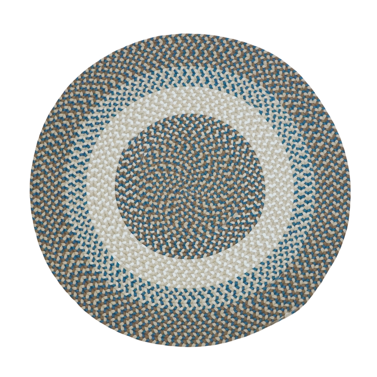 BE15R048X048 Benson Creek Round Rugs, Blue Harbor - 4 x 4 ft.