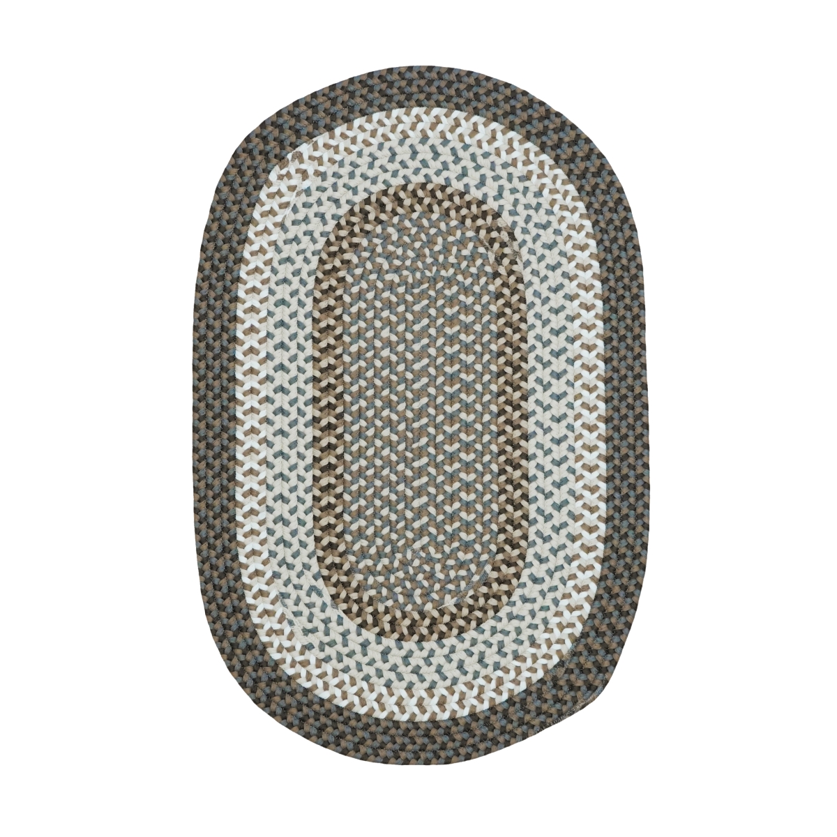 BE25R024X036 Benson Creek Oval Rugs, Earth Tone - 2 x 3 ft.