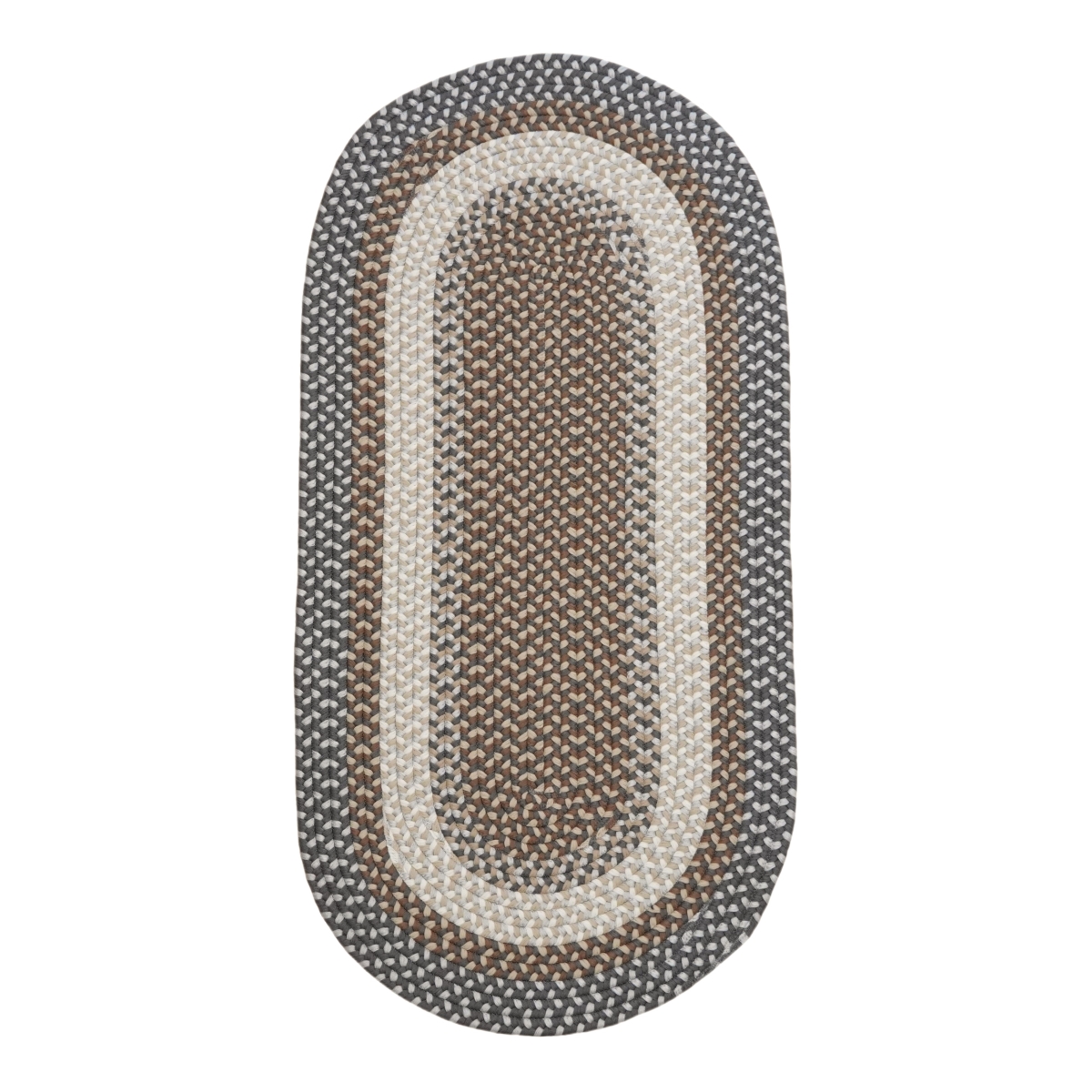BE35R030X120 Benson Creek Runners Rugs, Sto all Gray - 30 in. x 10 ft.