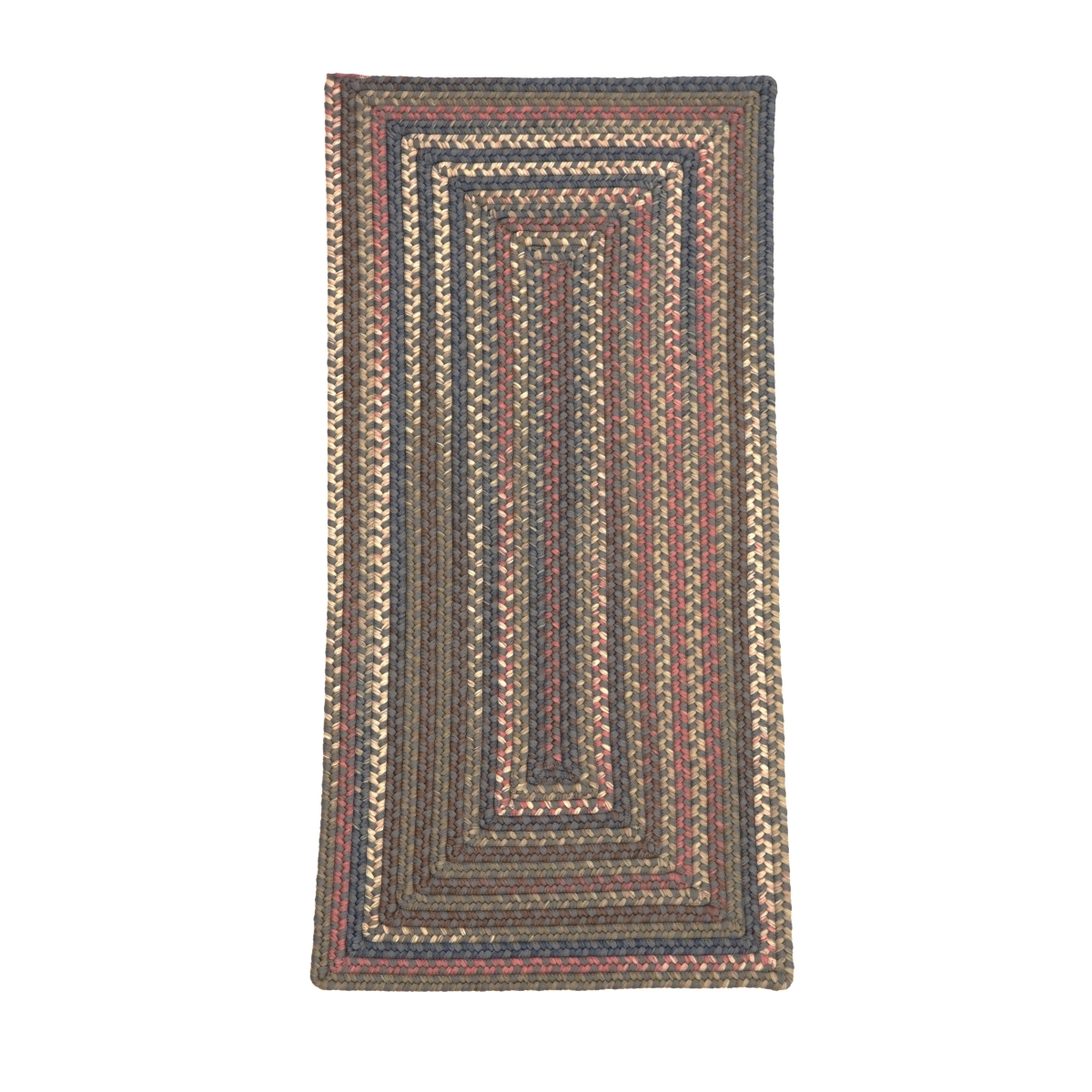 LU19R030X120R Lucid Braided Multi Runners Rugs, Ash Grey - 30 in. x 10 ft.
