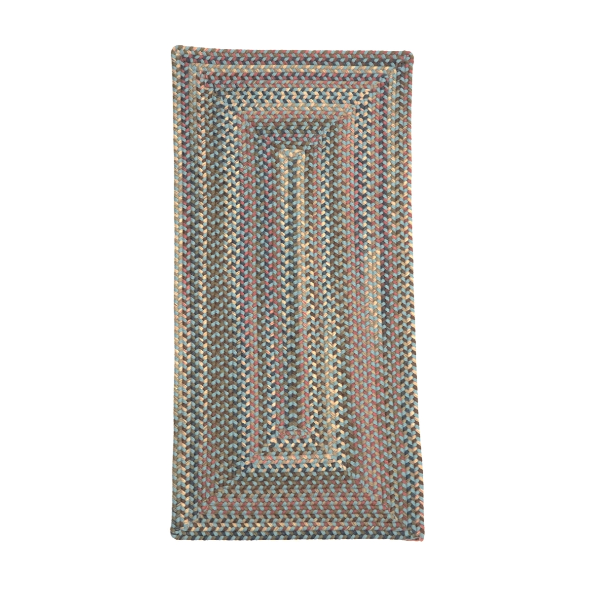 LU29R030X120R Lucid Braided Multi Runners Rugs, Federal Blue - 30 in. x 10 ft.