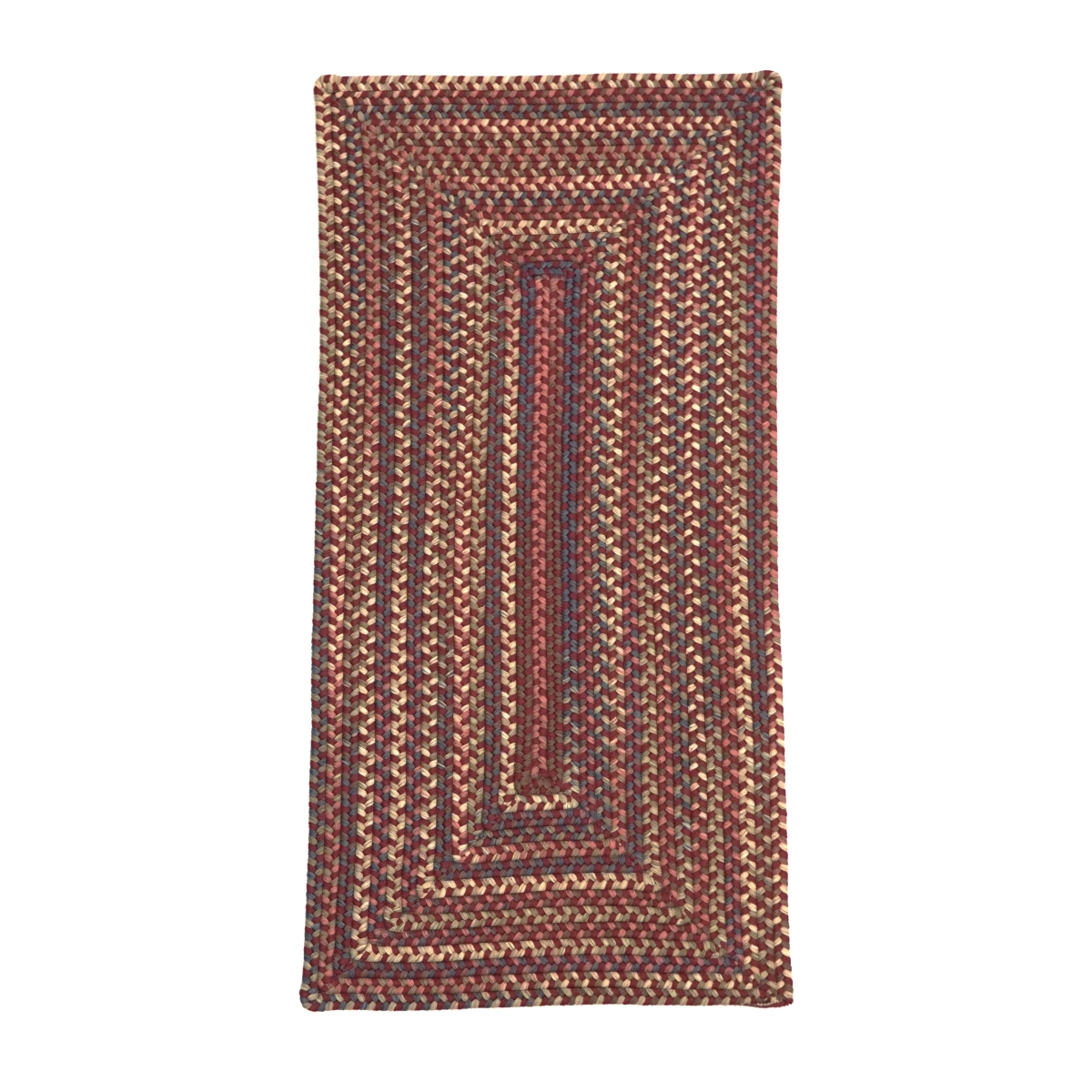 LU79R030X120R Lucid Braided Multi Runners Rugs, Rusted Red - 30 in. x 10 ft.