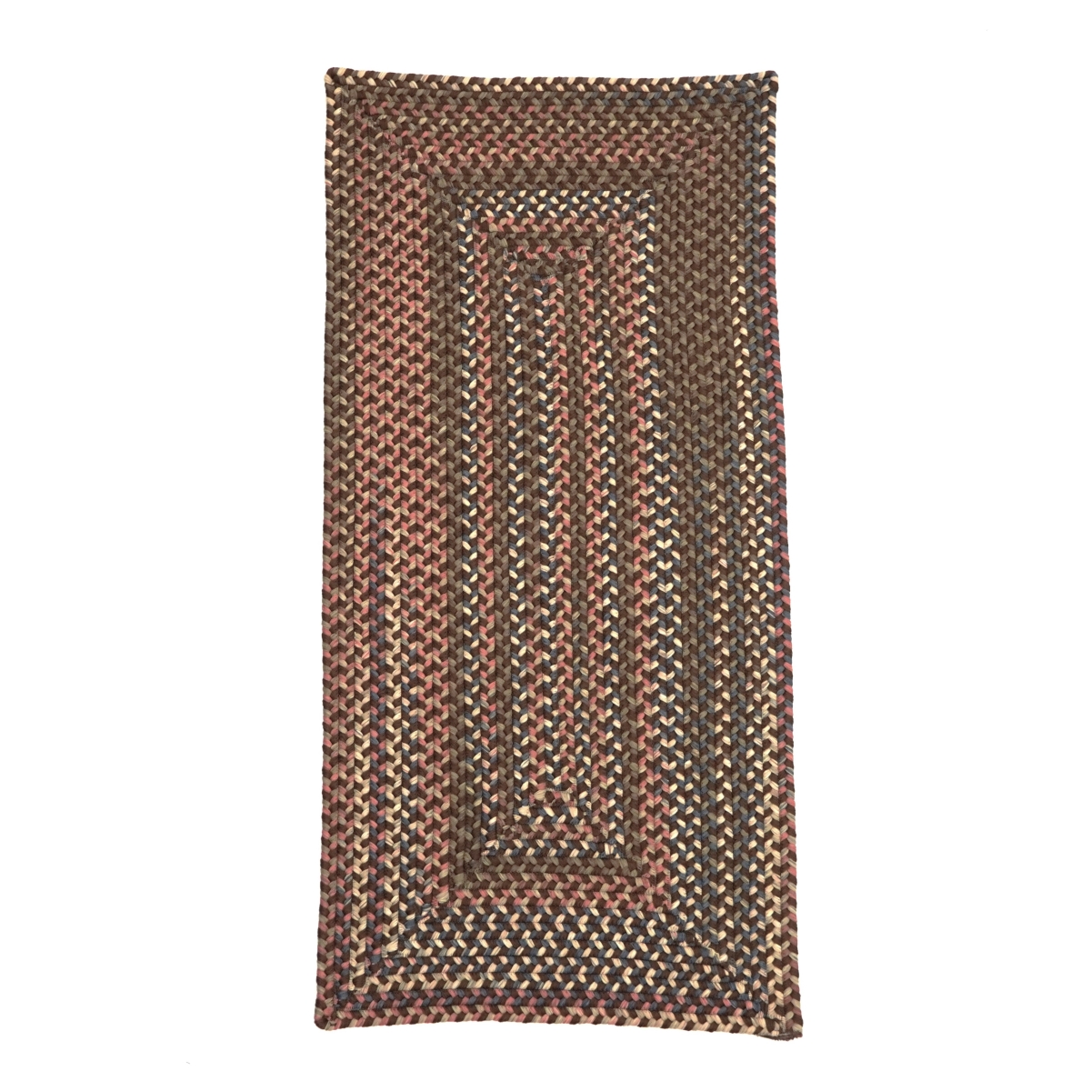 LU89R030X120R Lucid Braided Multi Runners Rugs, Earth Brown - 30 in. x 10 ft.