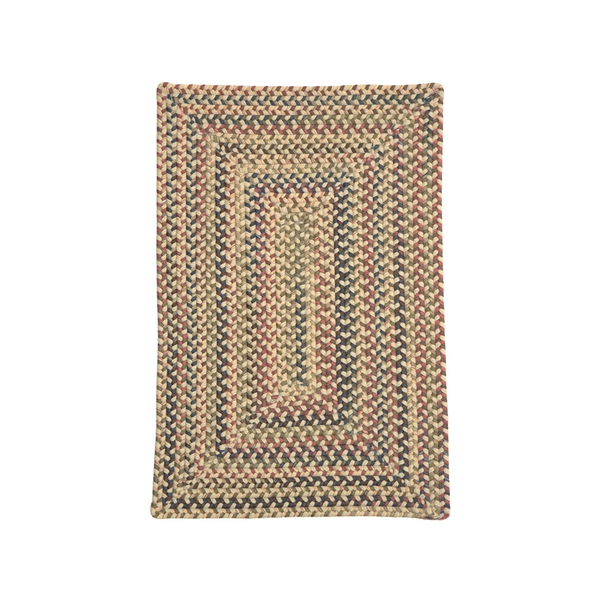 LU99R024X048R Lucid Braided Multi Rectangle Rugs, Beige Linen - 2 x 4 ft.