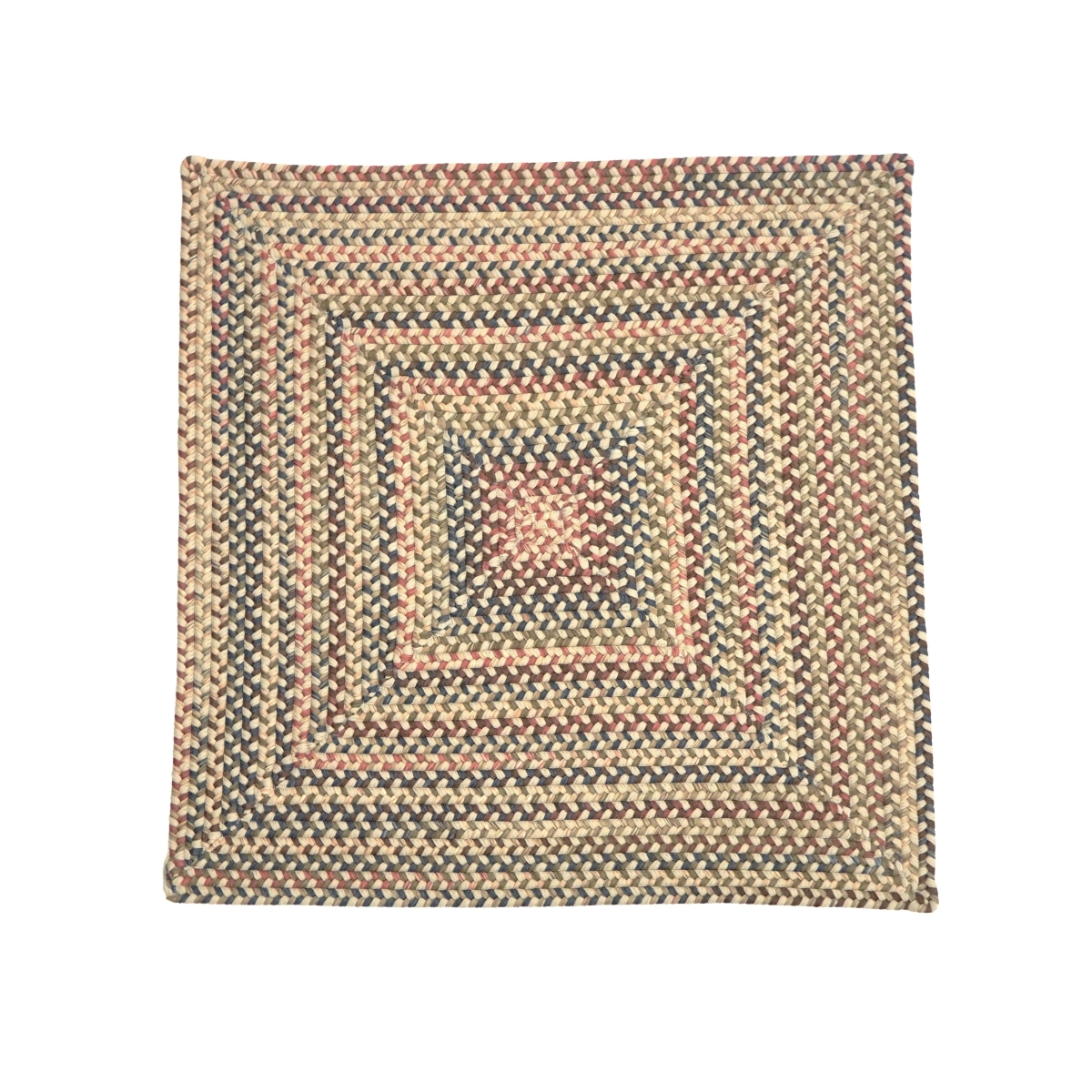 LU99R096X096R Lucid Braided Multi Square Rugs, Beige Linen - 8 x 8 ft.