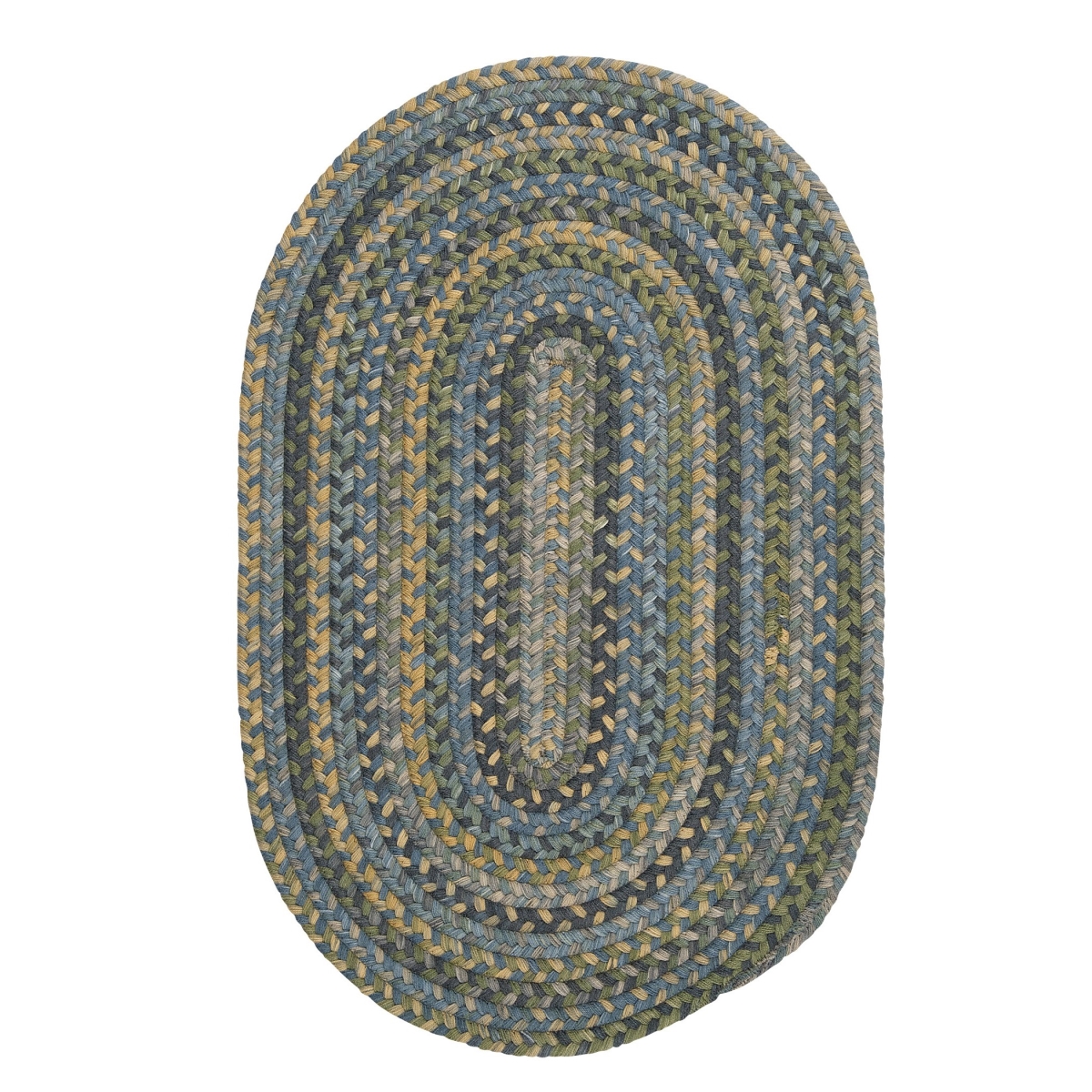 RU50R024X060 Rustica Runners Rugs, Whipple Blue - 2 x 5 ft.