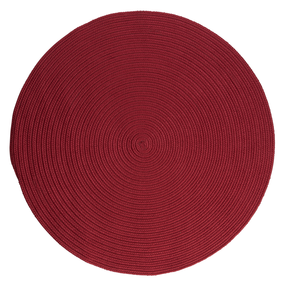 BR72R060X060 Boca Raton Round Rugs, Sangria - 5 x 5 ft.