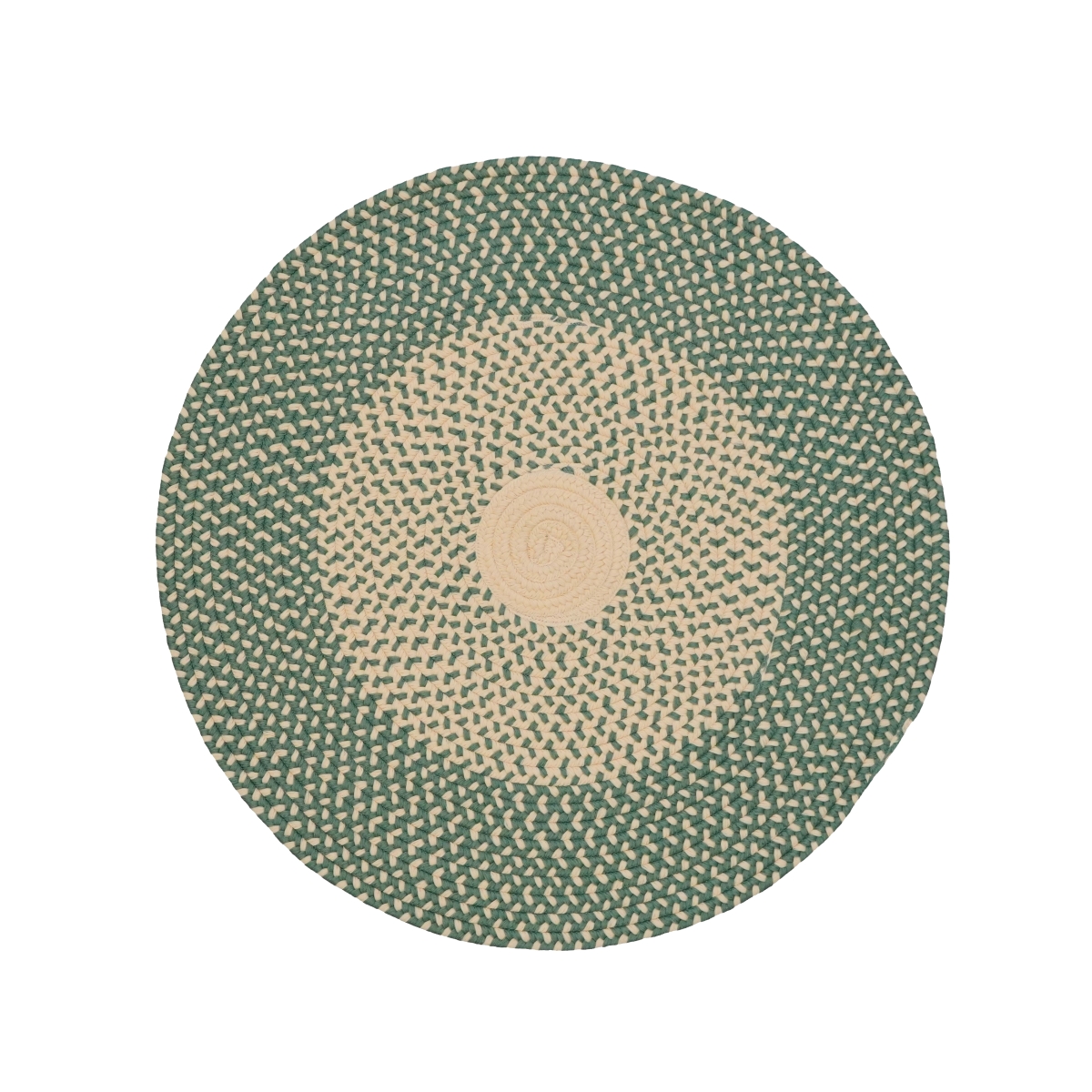 CP12R048X048 Cape Eden Round Rugs, Sunsoaked Moss - 4 x 4 ft.