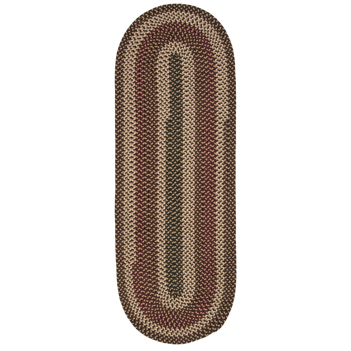 BF72R024X144 Brook Farm Runners Rugs, Natural Earth - 2 x 12 ft.