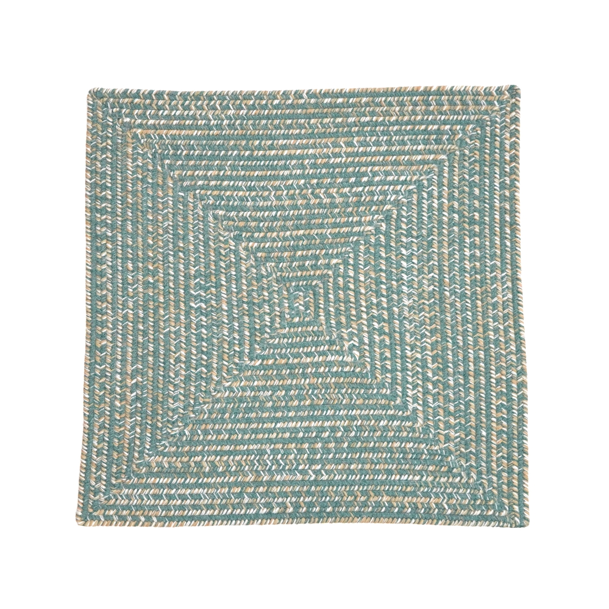 DG49R036X036R Bridgeport Tweed Square Rugs, Soft Teal - 3 x 3 ft.