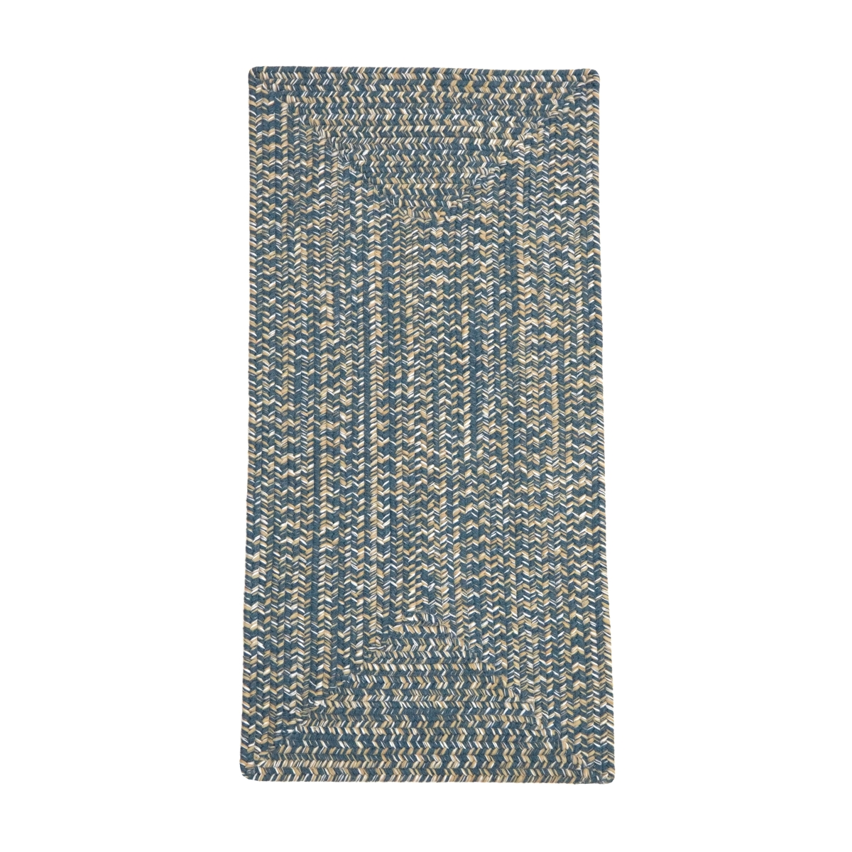 DG59R030X120R Bridgeport Tweed Runners Rugs, Oasis Blue - 30 in. x 10 ft.