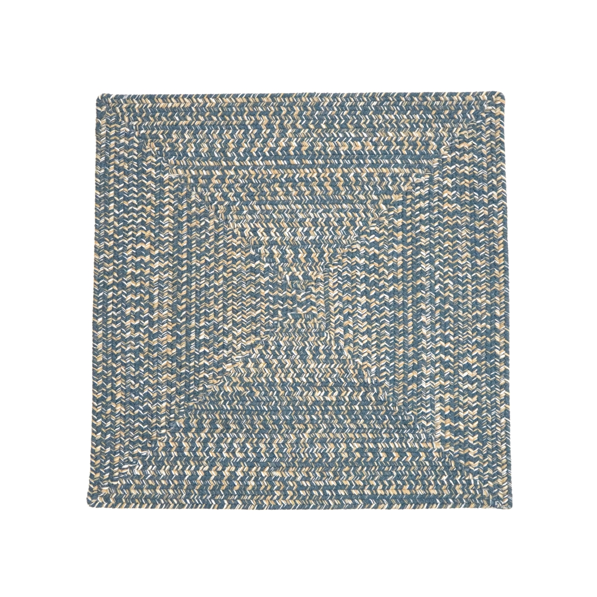 DG59R036X036R Bridgeport Tweed Square Rugs, Oasis Blue - 3 x 3 ft.