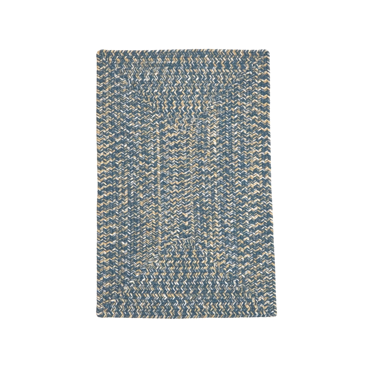 DG59R060X084R Bridgeport Tweed Rectangle Rugs, Oasis Blue - 5 x 7 ft.