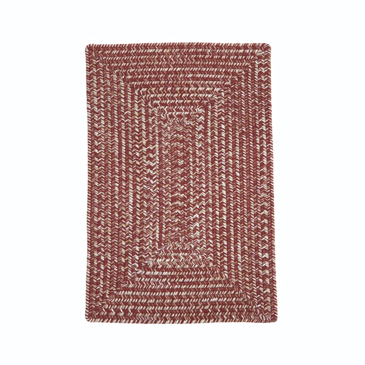 DG79R024X036R Bridgeport Tweed Rectangle Rugs, Toasted Red - 2 x 3 ft.