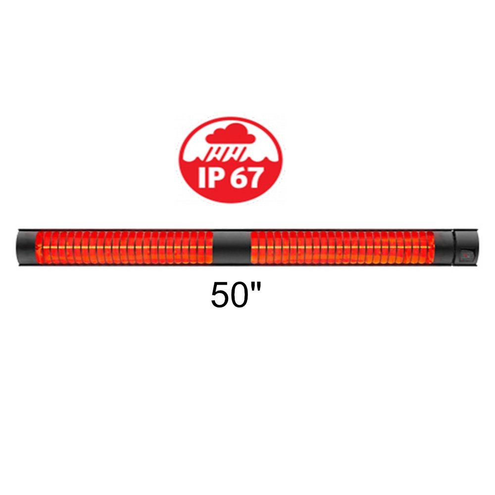 Picture of RADtec Group 50-TOR-INF-HT 50 x 6 x 5 in. T4000-12R Infrared Radiant Heater  Black
