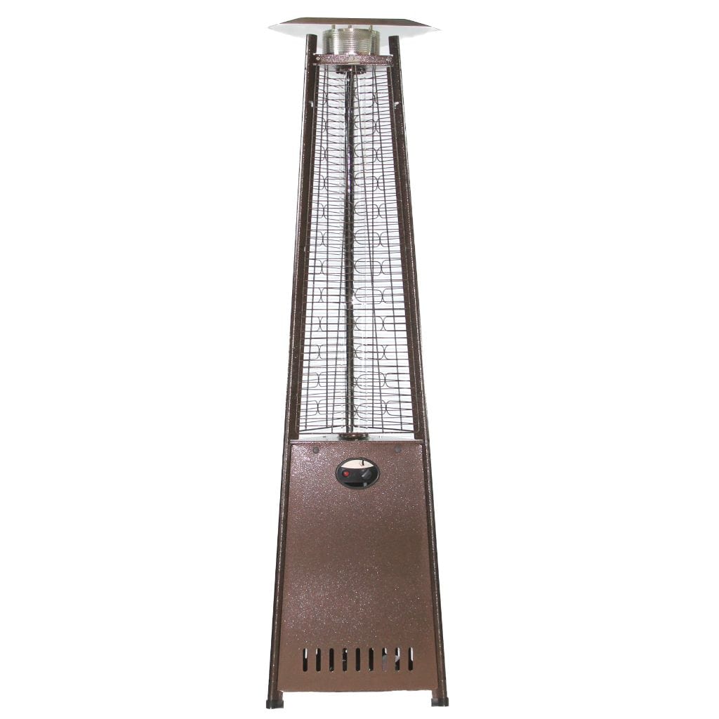 Picture of RADtec Group 93-PYR-FLM-AB 93 x 24 x 24 in. Propane Pyramid Patio Heater - Antique Bronze