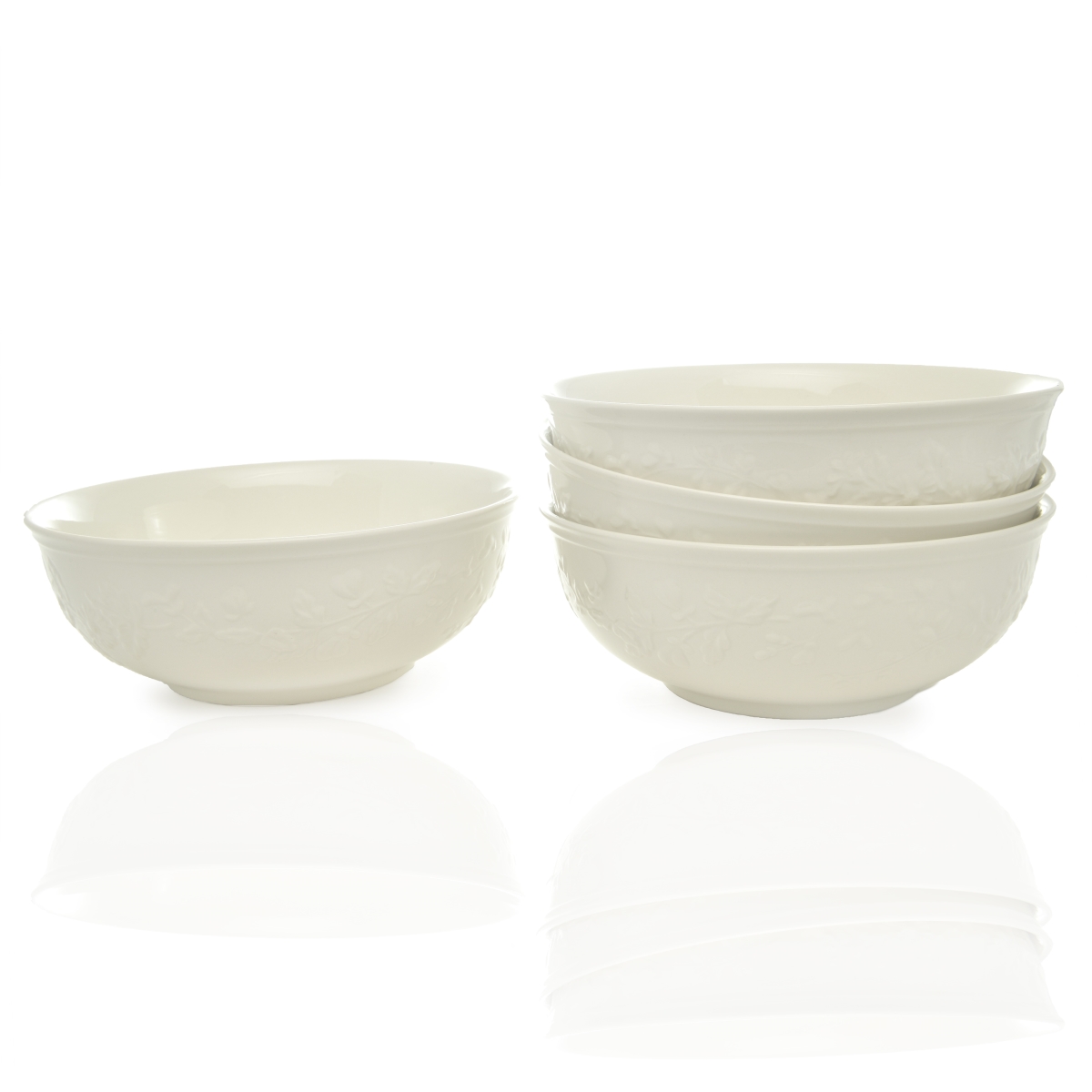 Picture of Red Vanilla EX900-421 30 oz Country Villa Cereal & Coupe Bowl, Ivory - 7.25 in. - Set of 4