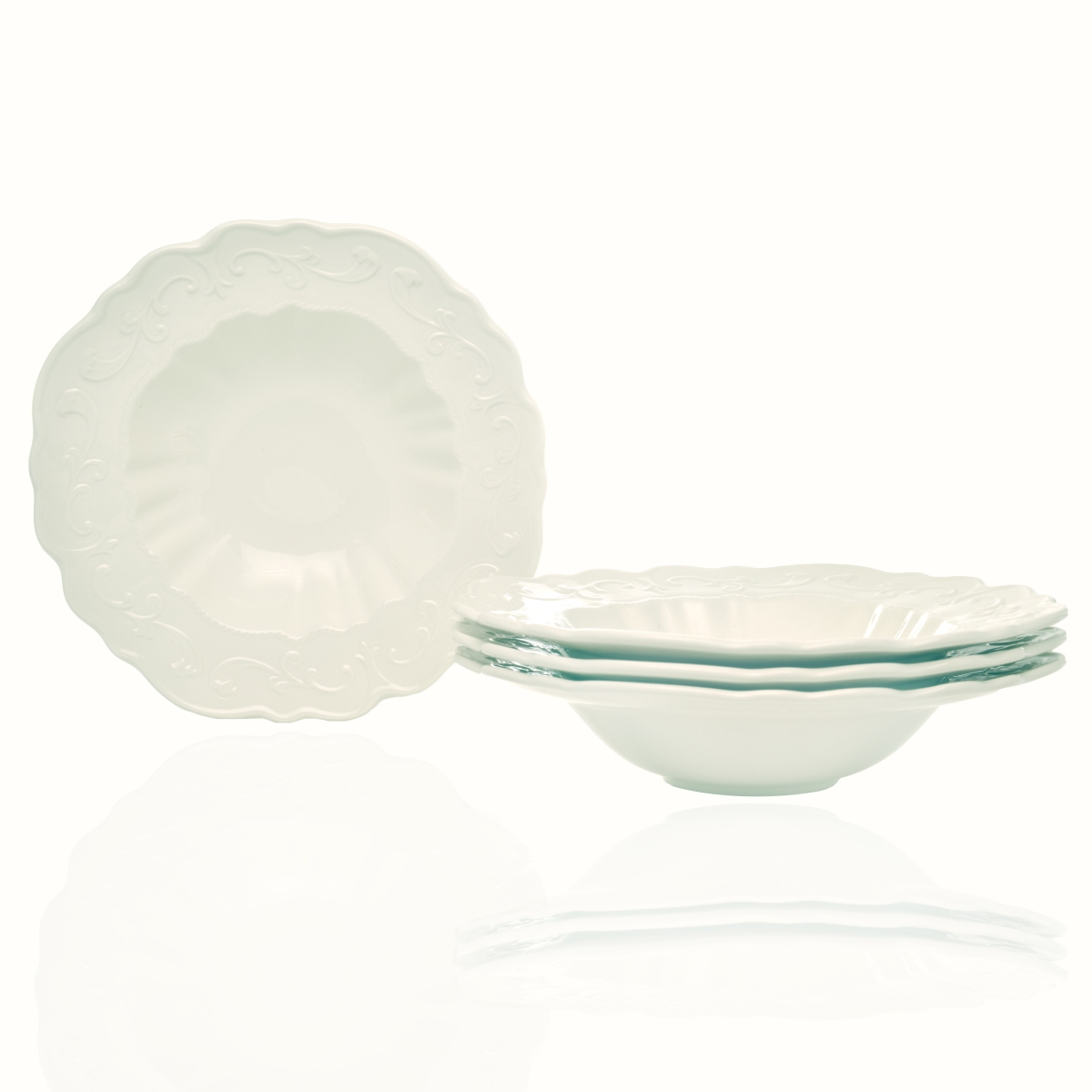 Picture of Red Vanilla FQ900-421 30 oz Country Estate Cereal & Soup Bowl - 7 in. - Set of 4