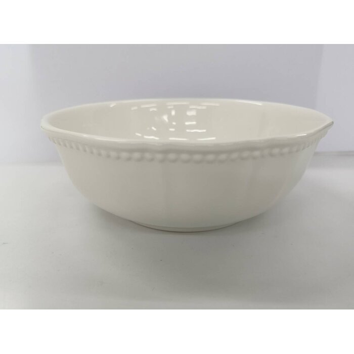 Picture of Red Vanilla PP100-421M 30 oz Pinpoint White Cereal & Soup Bowl - 7 in. - Set of 4