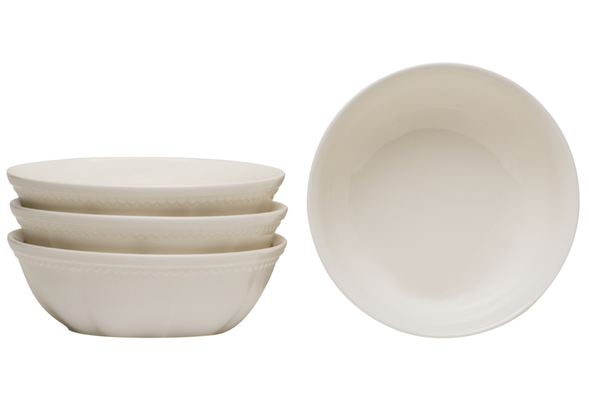 Picture of Red Vanilla FN900-421 30 oz Classic White Cereal & Soup Bowl - 7 in. - Set of 4
