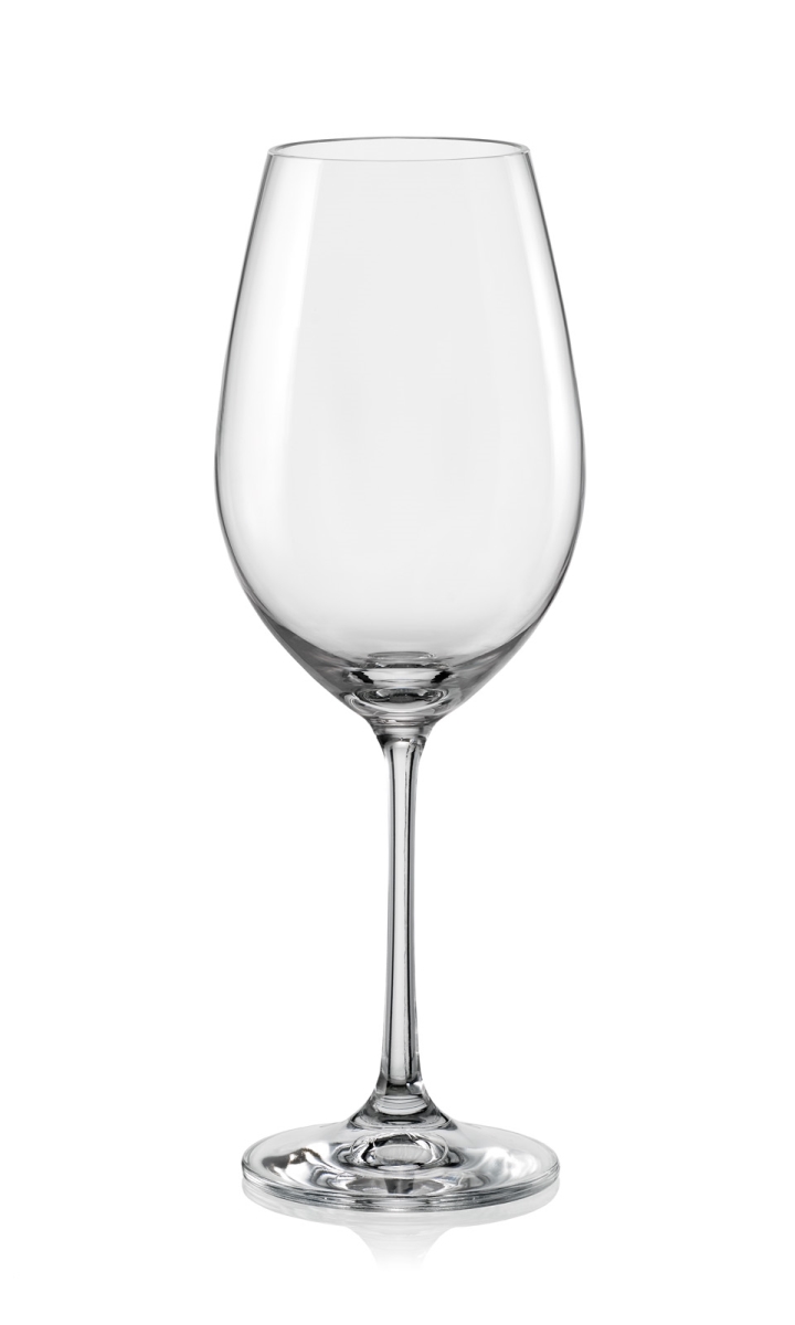 Picture of Red Vanilla 40729-350 350 ml Viola White Wine Glass, Clear - Set of 6