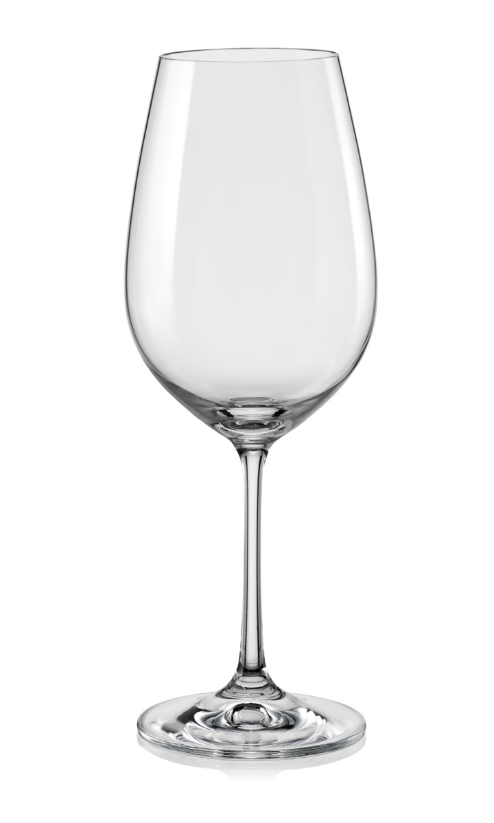 Picture of Red Vanilla 40729-450 450 ml Viola All Purpose Wine Glass, Clear - Set of 6
