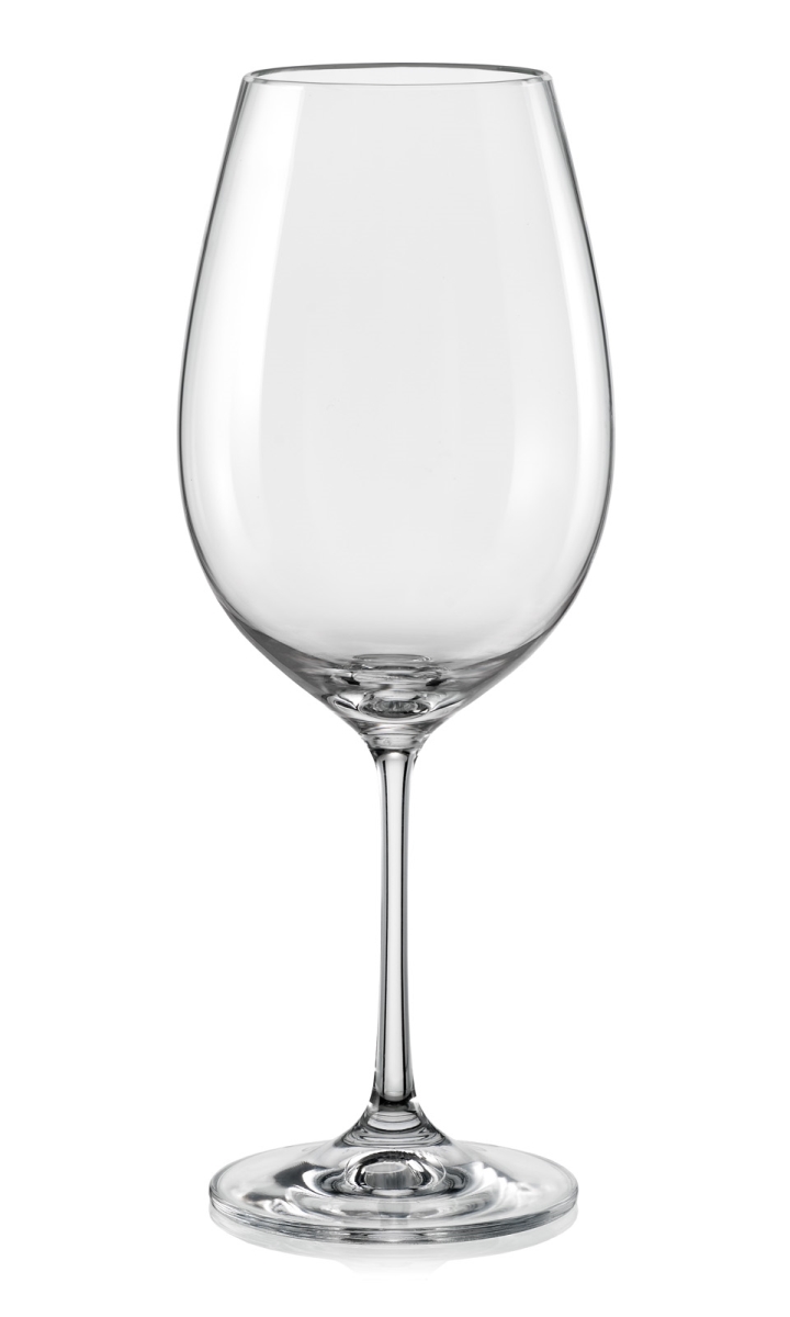 Picture of Red Vanilla 40729-550 550 ml Viola Red Wine Glass, Clear - Set of 6