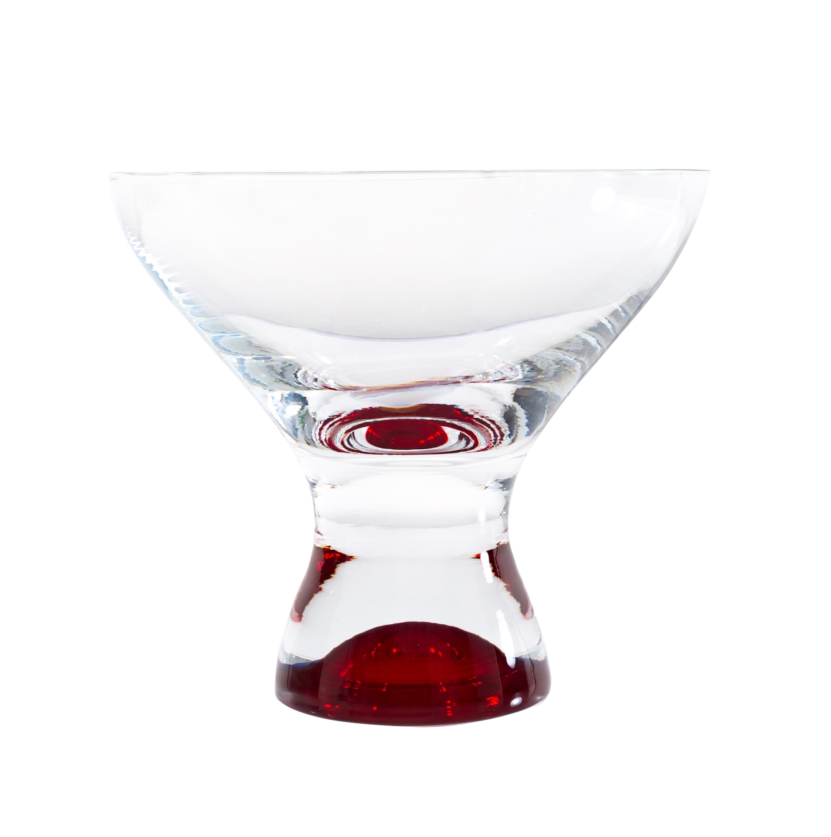 Picture of Red Vanilla 40428-330R 330 ml Samba Colors Martini & Dessert Glass&#44; Red - Set of 6
