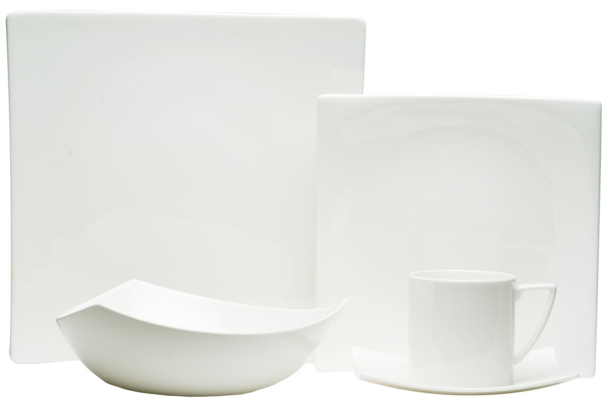 Picture of Red Vanilla EW3400-905-4 Extreme White Place Setting - 20 Piece
