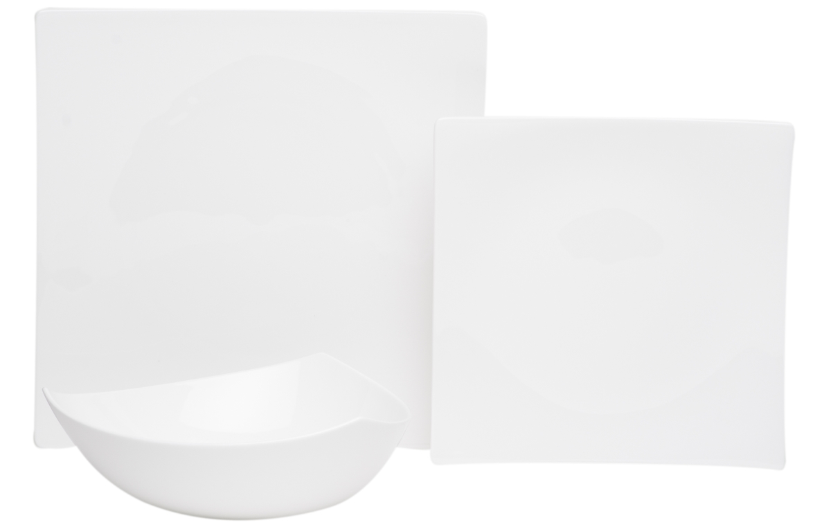 Picture of Red Vanilla EW3400-018 Extreme White Dinner Set - 18 Piece