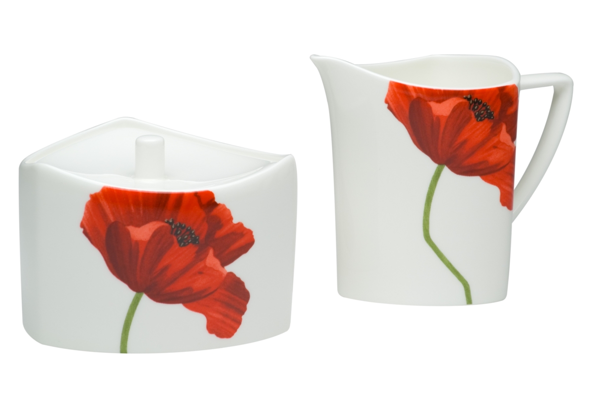 Picture of Red Vanilla SB3400-280-290 Summer Sun Covered 16 oz Sugar & 10 oz Creamer Bowl Set