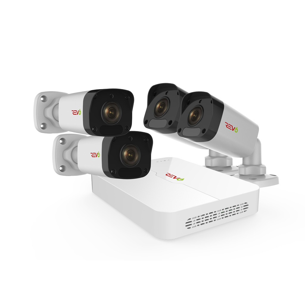 RU42B4E-1T Ultra HD 4 Channel 1TB NVR Surveillance System with 4 x 2 Megapixel Cameras