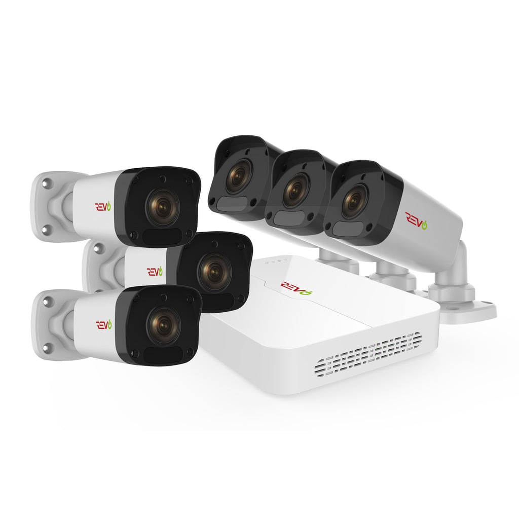 RU82B6E-2T Ultra HD 8 Channel 1TB NVR Surveillance System with 6 x 2 Megapixel Cameras