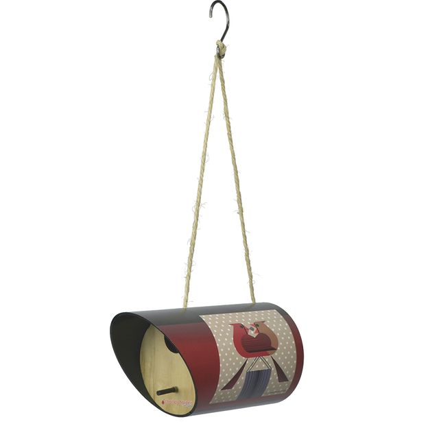 Picture of Red Carpet Studios 40817 Red Birds Romance Charley Harper Birdhouse
