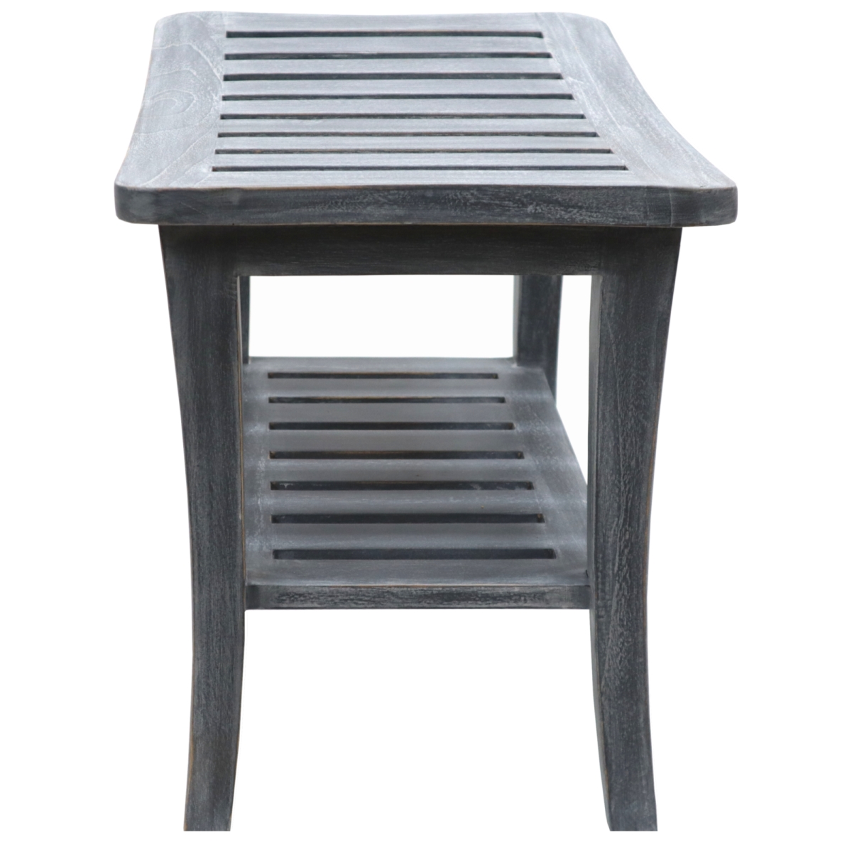 Picture of WC Redmon 5324GY Weathered Teak Bench - Grey