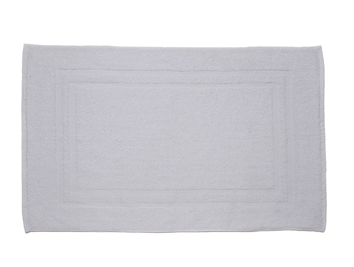 GOB Collection Cotton Bath Mats, White - Pack of 6