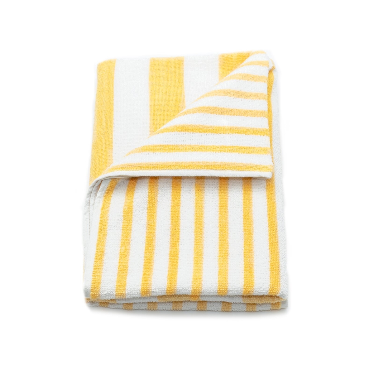 GOT Collection Stripes Pool Towels, Tropical Yellow - Pack of 6