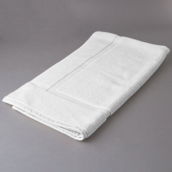 GVZ Collection 100% Cotton White Bath Mat 6 PK