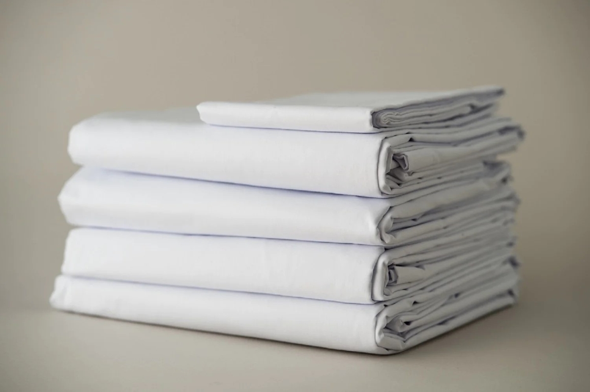 Rifz GTM Collection T-300 100% Cotton Twin Flat Sheets 6 PK
