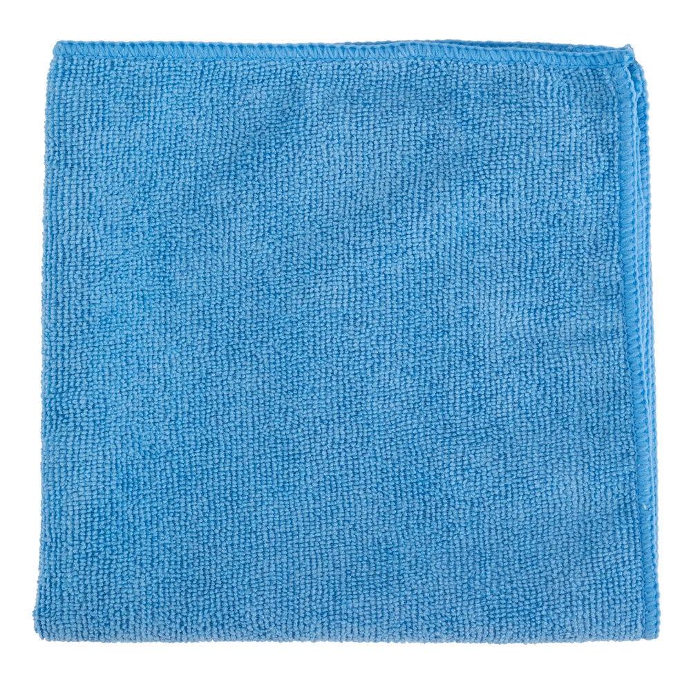 Rifz KS Collection Microfiber Cloths Color Blue size 12'X12' 12 PK