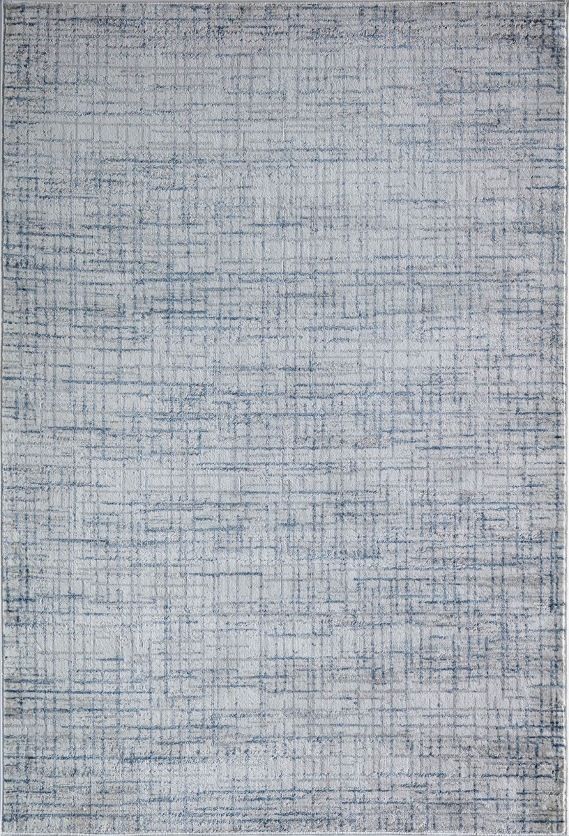 RA30998 2 ft. 6 in. x 8 ft. Silas SM10A Blue Lace Abstract Vintage White Area Rug